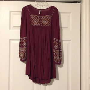 Maroon dress